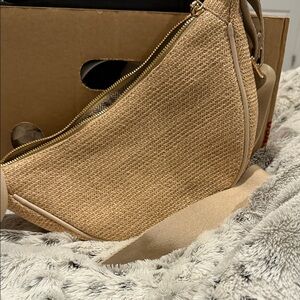 Falls Creek Beige Slouch Crossbody